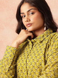 all about you Plus Size Printed Casual Shirt