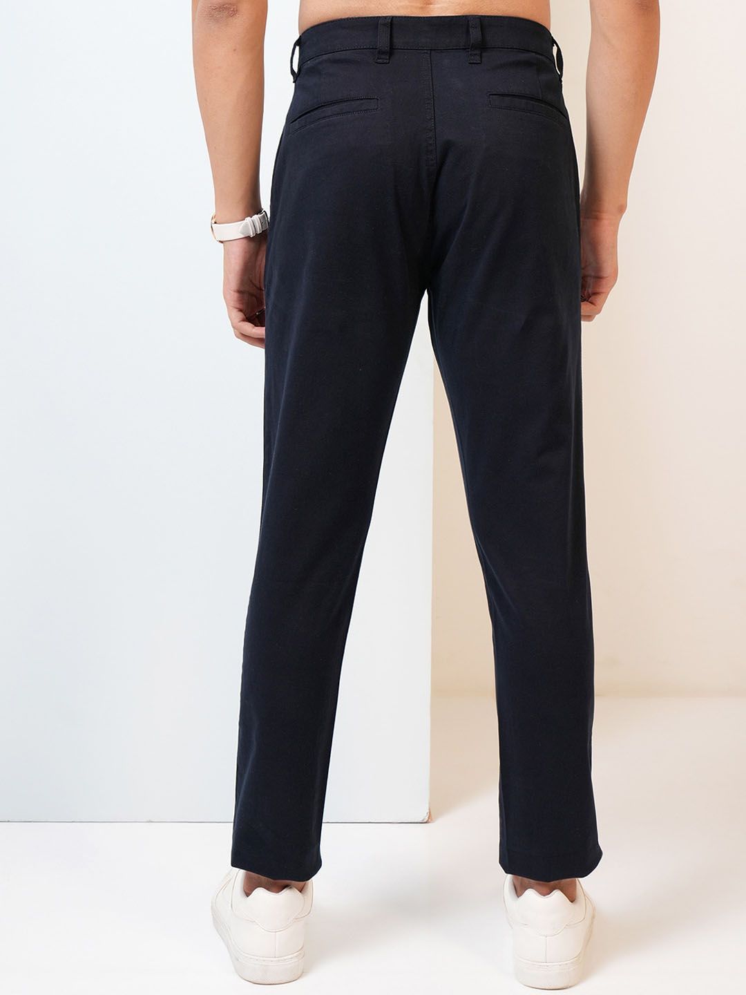 HIGHLANDER Men Soft Feel Twill Chino Trousers