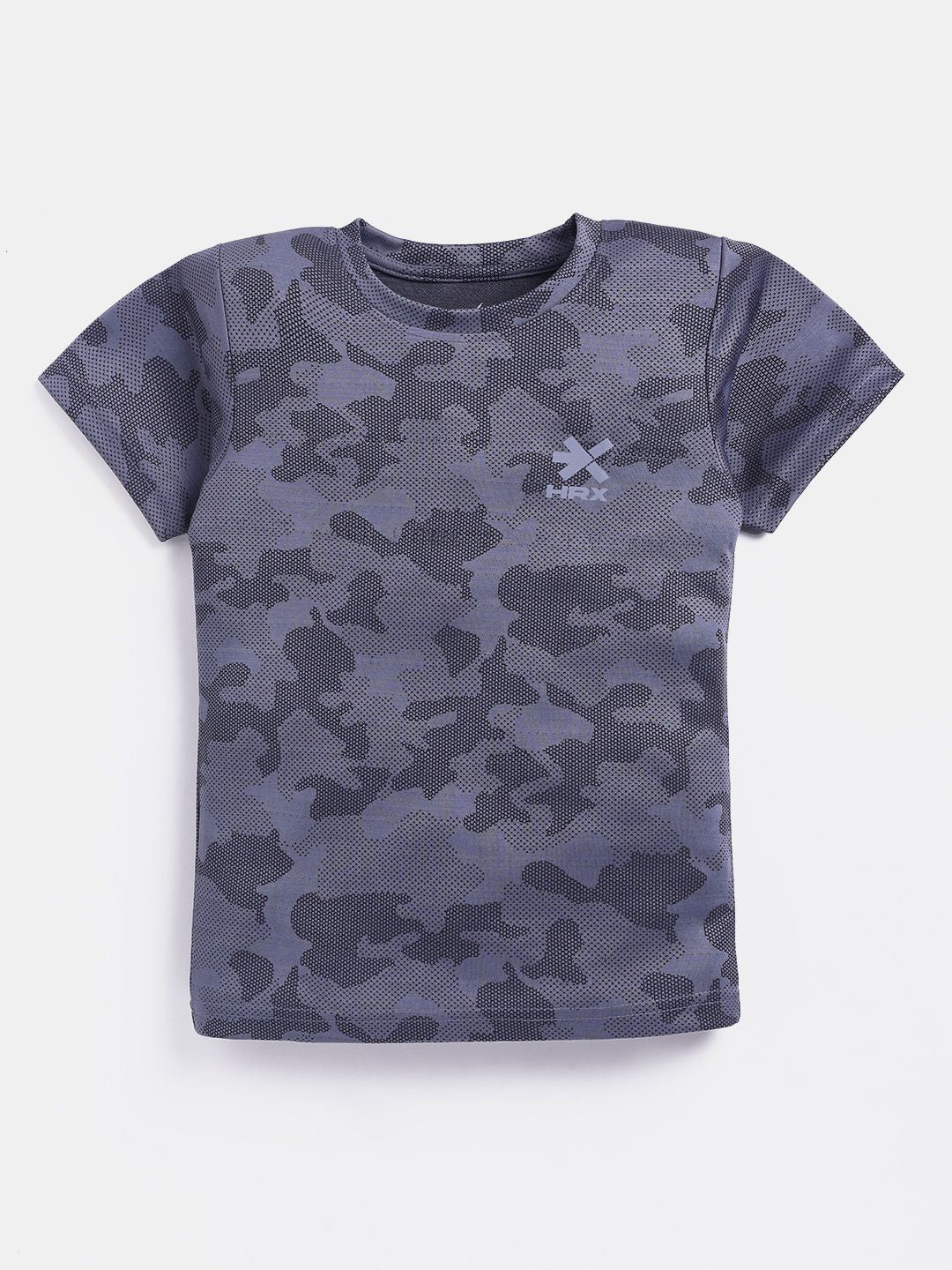 HRX by Hrithik Roshan Boys Camouflage Printed Moisture Wicking T-shirt