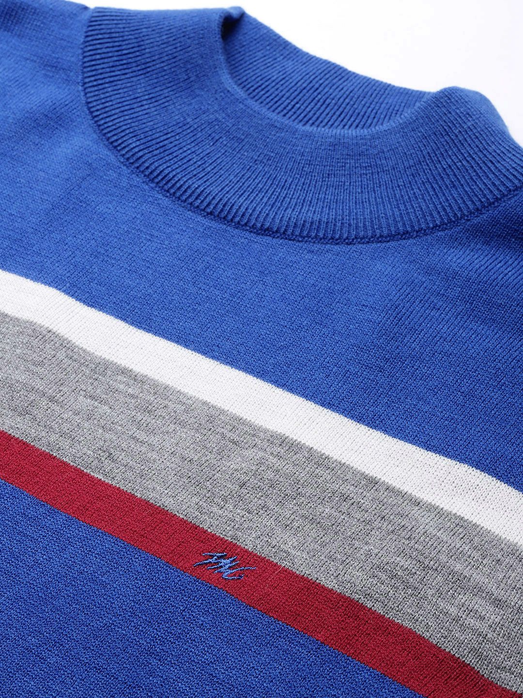 Monte Carlo High Neck Striped Pullover