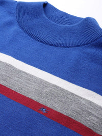 Monte Carlo High Neck Striped Pullover