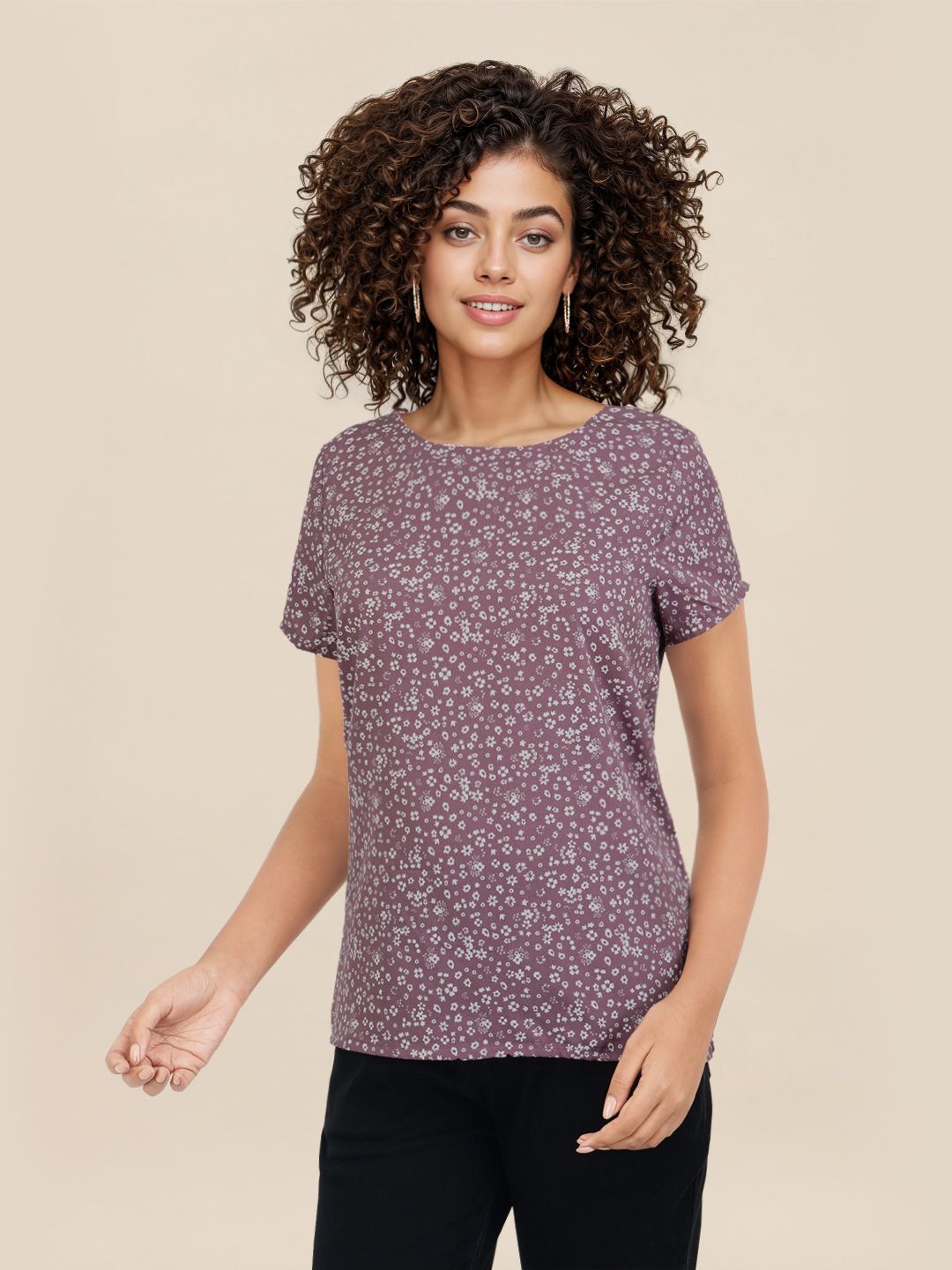 DressBerry Floral Printed Regular Top