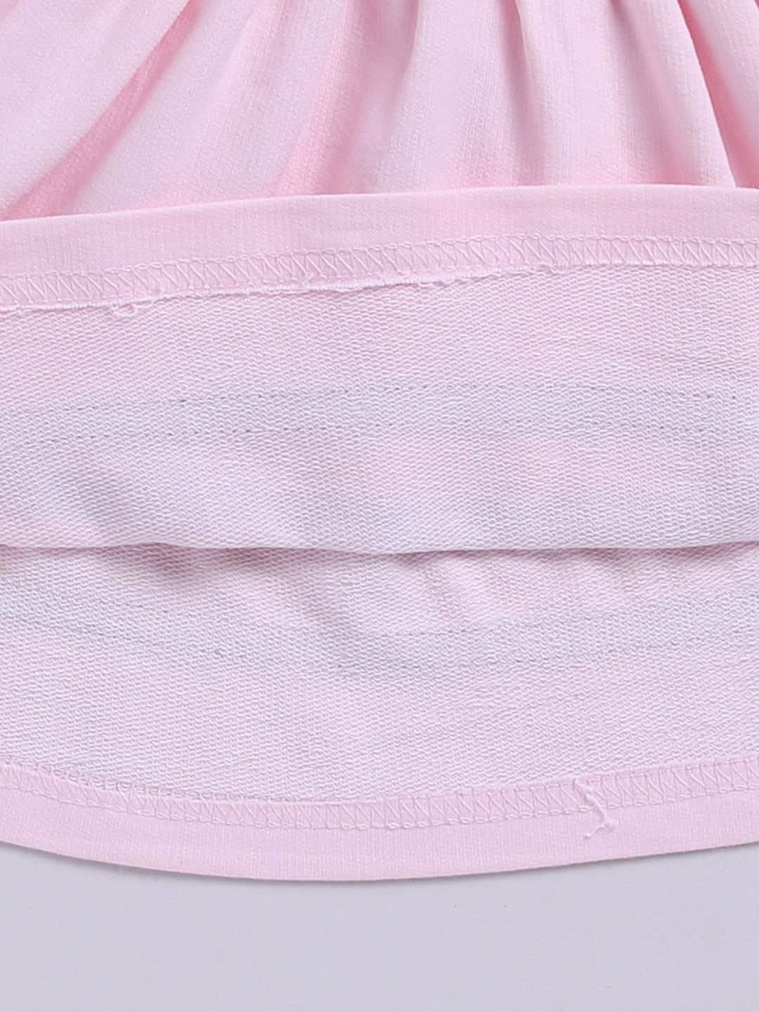 Moms Love Infant Girls Peter Pan Collar Puff Sleeve Fit & Flare Dress