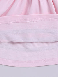 Moms Love Infant Girls Peter Pan Collar Puff Sleeve Fit & Flare Dress