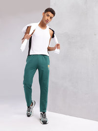 HRX by Hrithik Roshan Men Typography Print Lifestyle Track Pants with Side Stripes