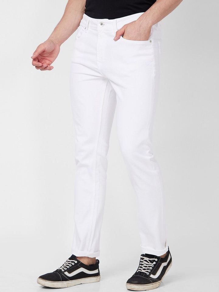 SPYKAR Men Mid Rise Clean Look Stretchable Jeans