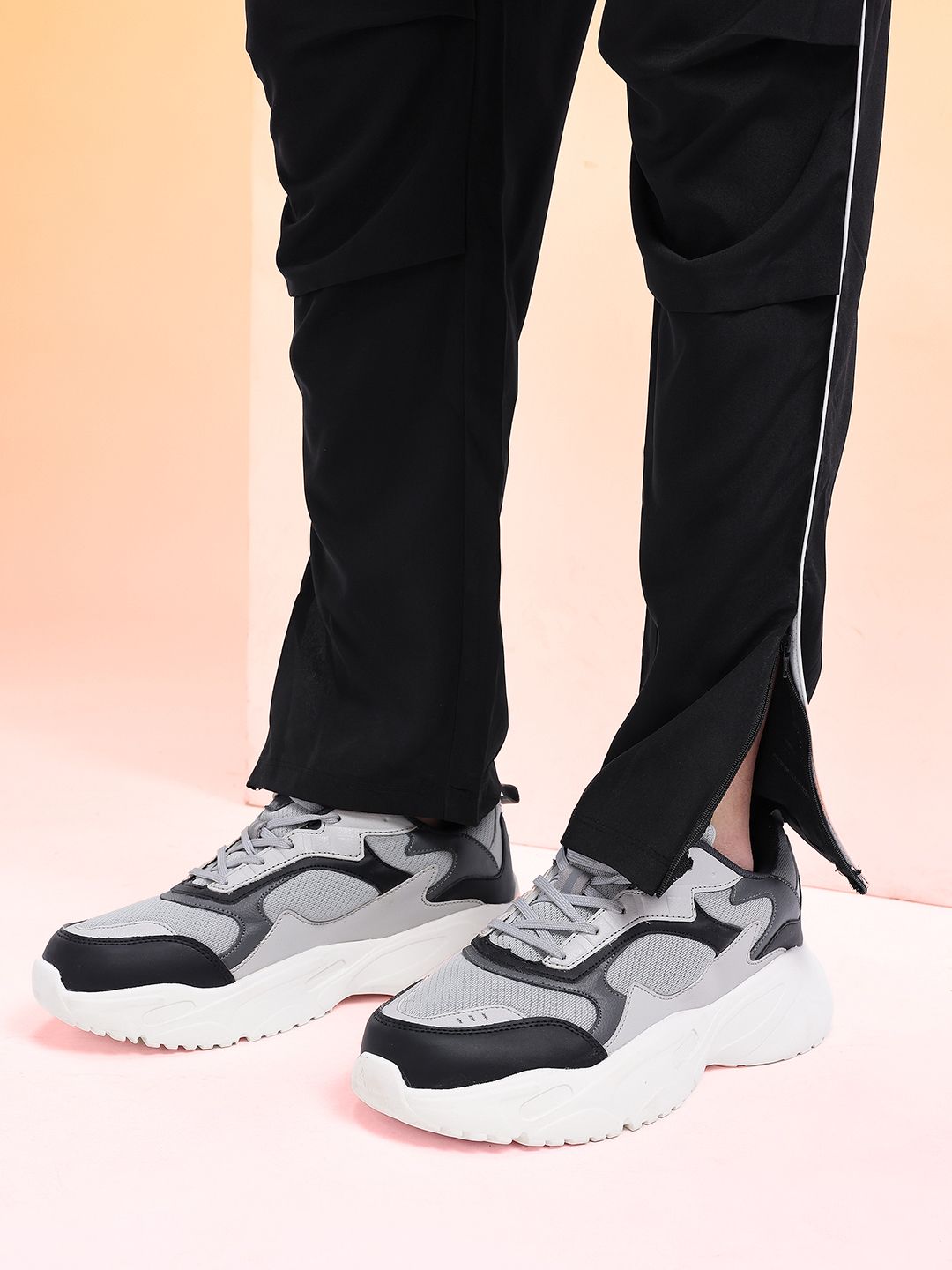 HRX by Hrithik Roshan Men Mid-Rise Rapid-Dry Training Track Pants with Side Slits