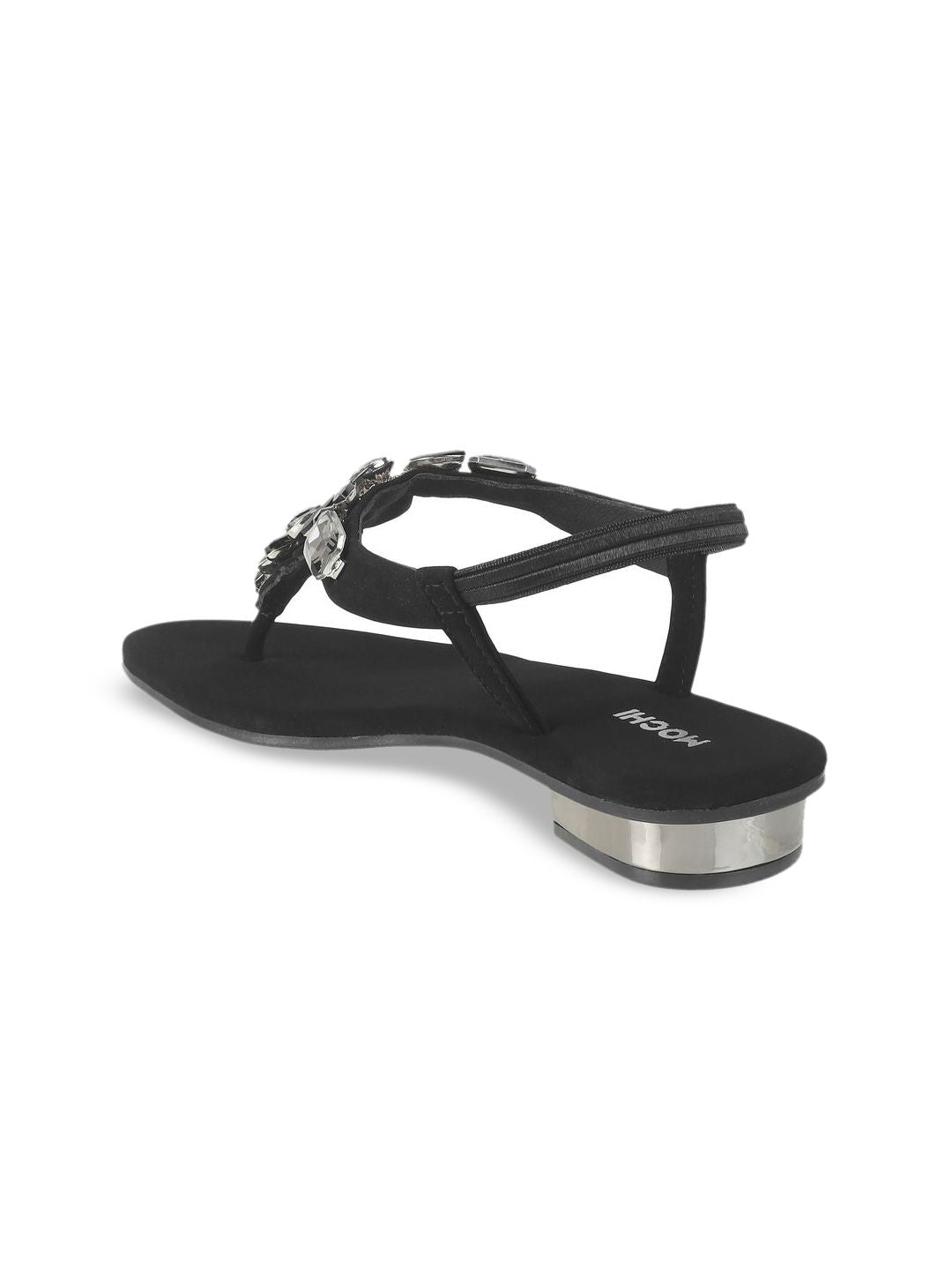 Mochi Embellished Wedge Square Toe