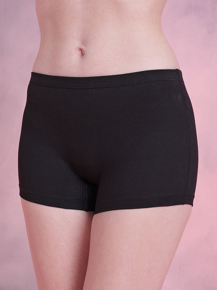 DressBerry Pack of 3 Solid Boy Shorts DRM-DB-PAN03B-TBC