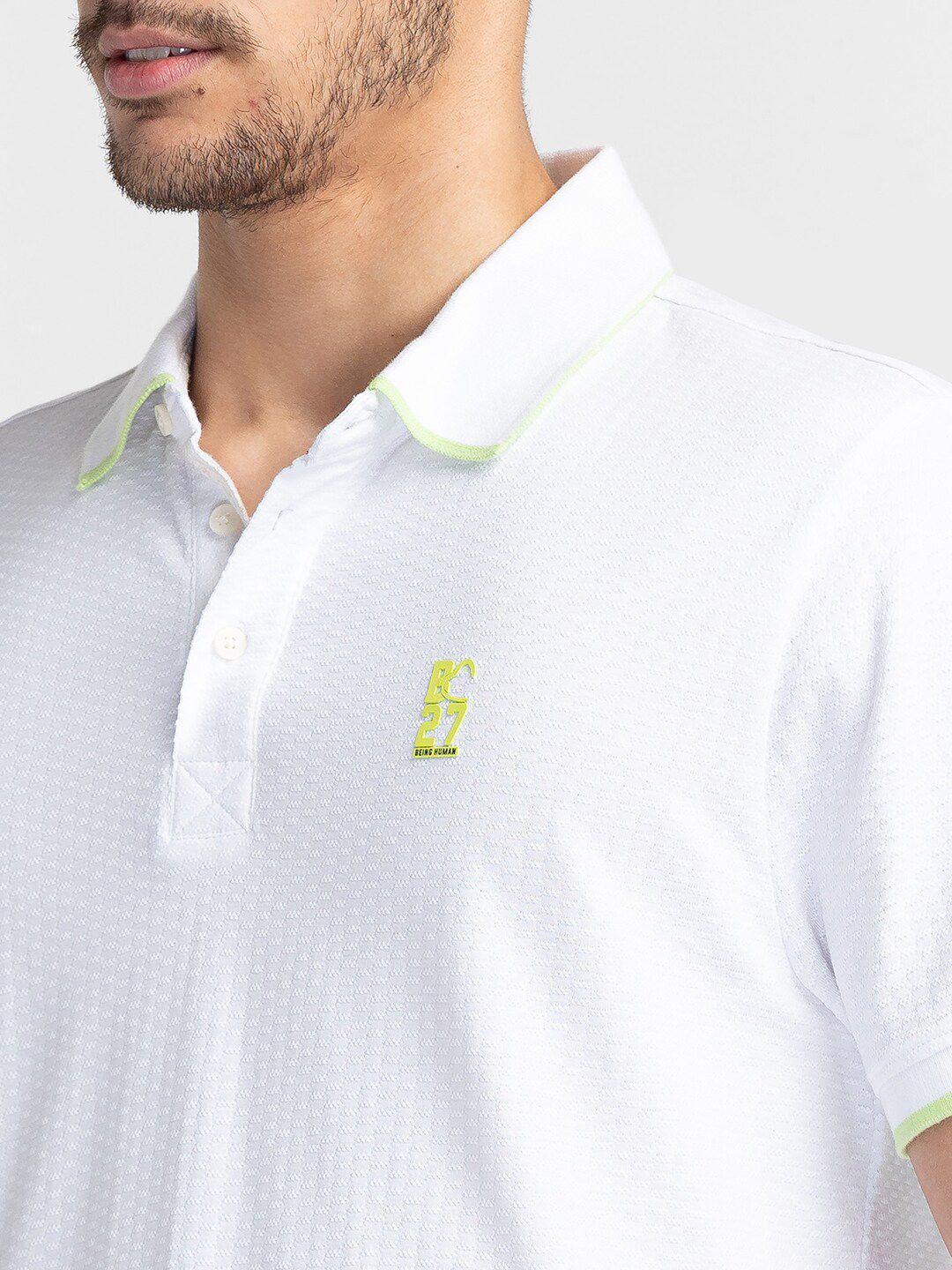 Being Human Polo Collar Short Sleeves T-shirt