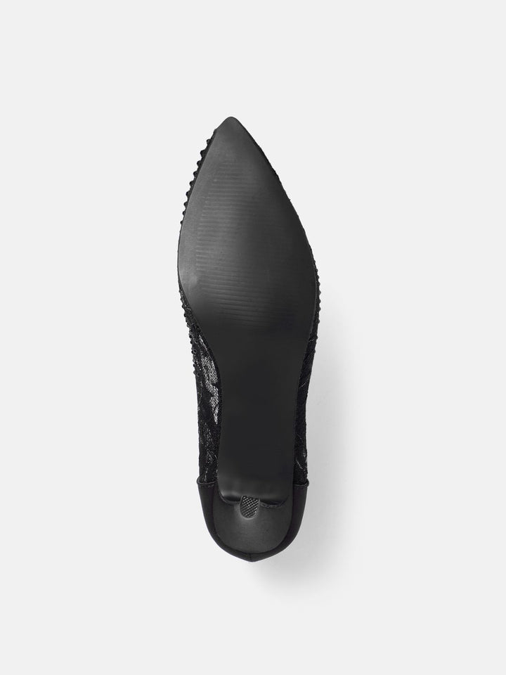 Lino Perros Embellished Party Slim Heel Pumps
