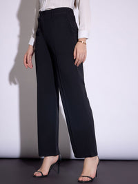 SASSAFRAS worklyf Women Formal Parallel Trousers