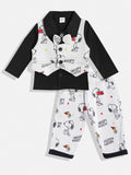 Moms Love Infant Boys Pure Cotton Snoopy Printed Clothing Set