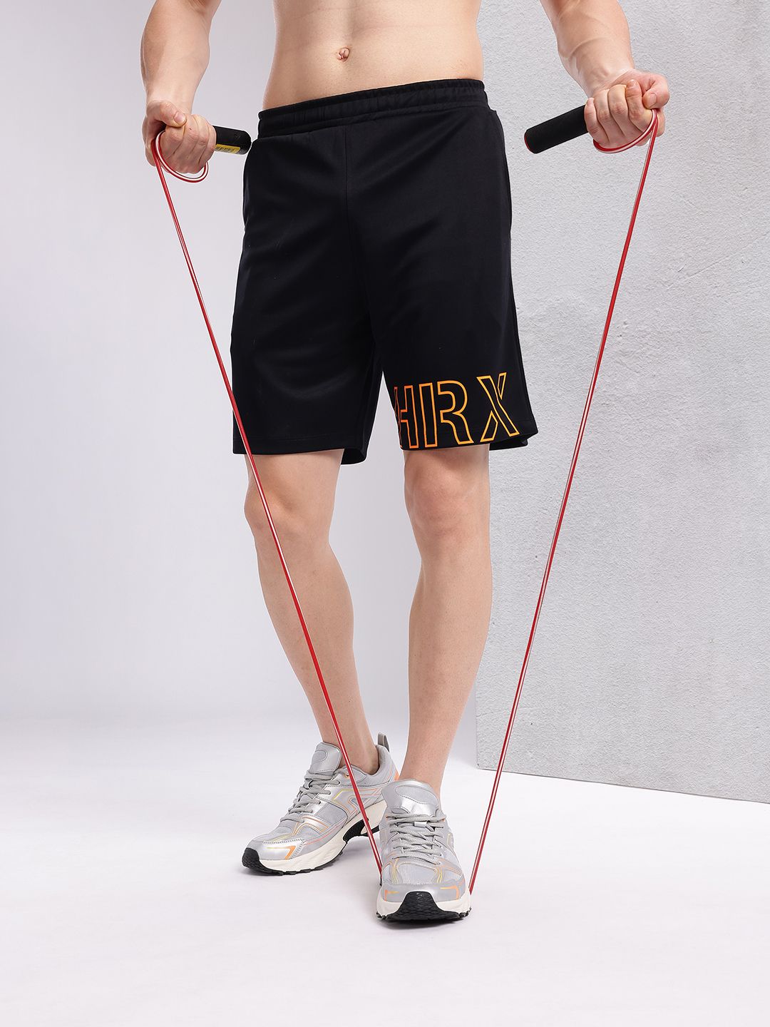 HRX by Hrithik Roshan Men Printed Rapid-Dry Training Shorts