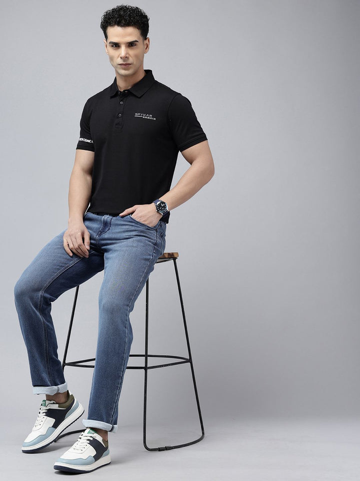 SPYKAR Polo Collar Slim Fit T-shirt