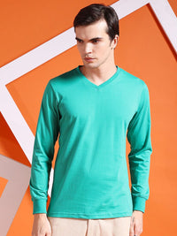 The Indian Garage Co V-Neck Long Sleeves Casual T-shirt
