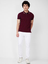 SPYKAR Polo Collar Slim Fit T-shirt