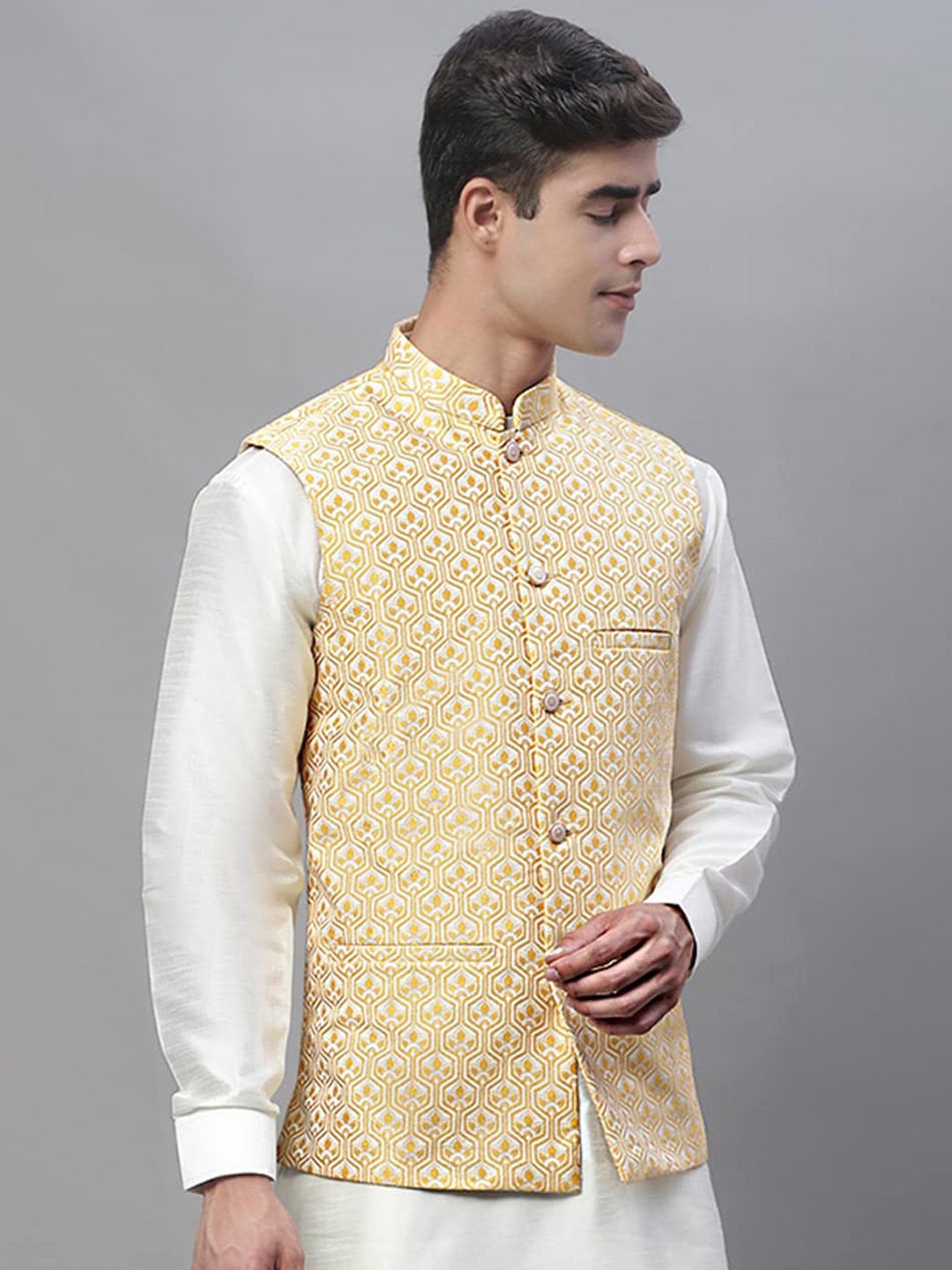Anouk Men Woven Design Jackets
