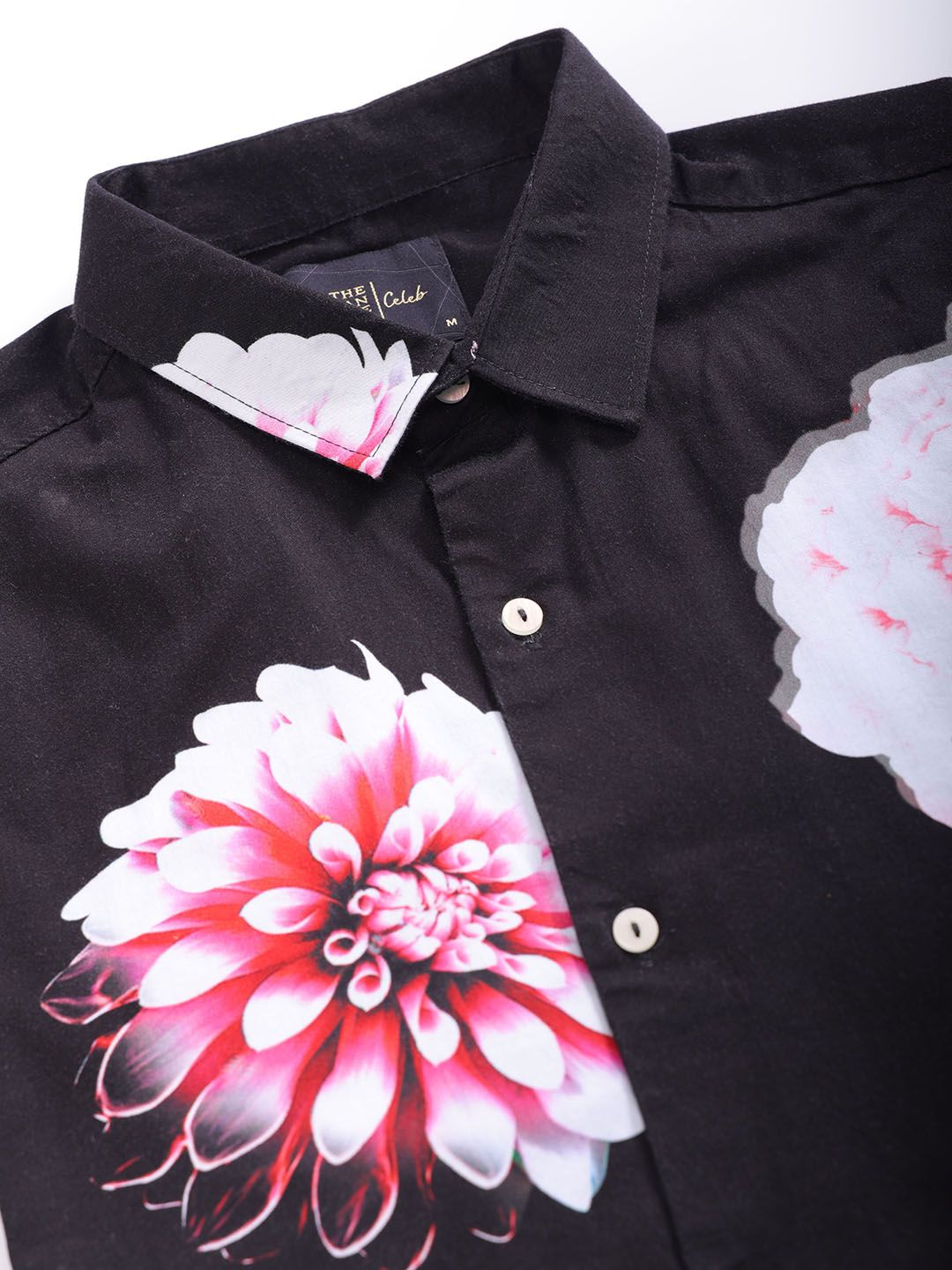 The Indian Garage Co Men Slim Fit Floral Opaque Printed Shirt