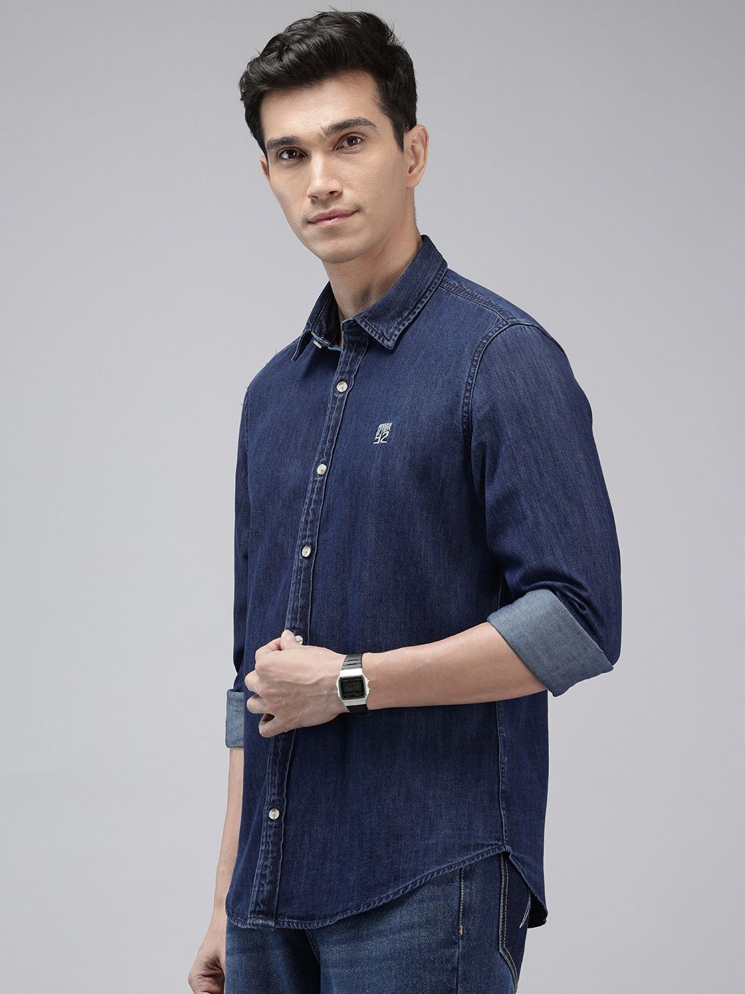 SPYKAR Pure Cotton Casual Shirt