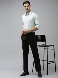 Park Avenue Men Slim Fit Tartan Checks Opaque Pure Cotton Formal Shirt
