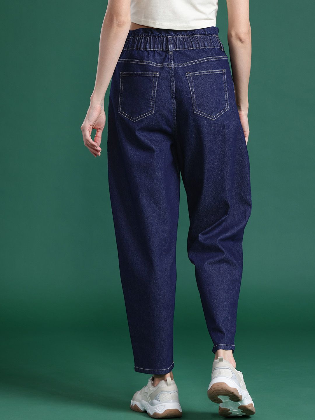 DressBerry Women Slouchy Fit High-Rise Stretchable Jeans