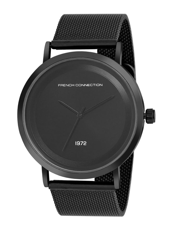 French Connection Men Stainless Steel Bracelet Style Straps Analogue Watch FCN00043G