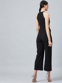Athena Women Black Solid Basic Jumpsuit