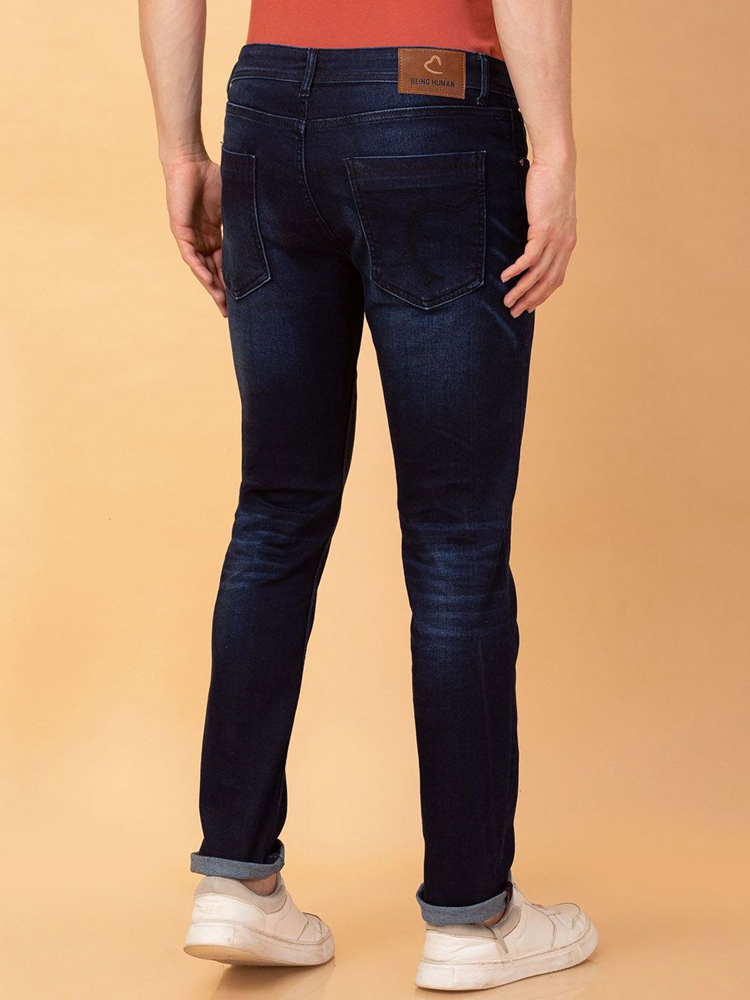 Being Human Men Slim Fit Light Fade Jeans