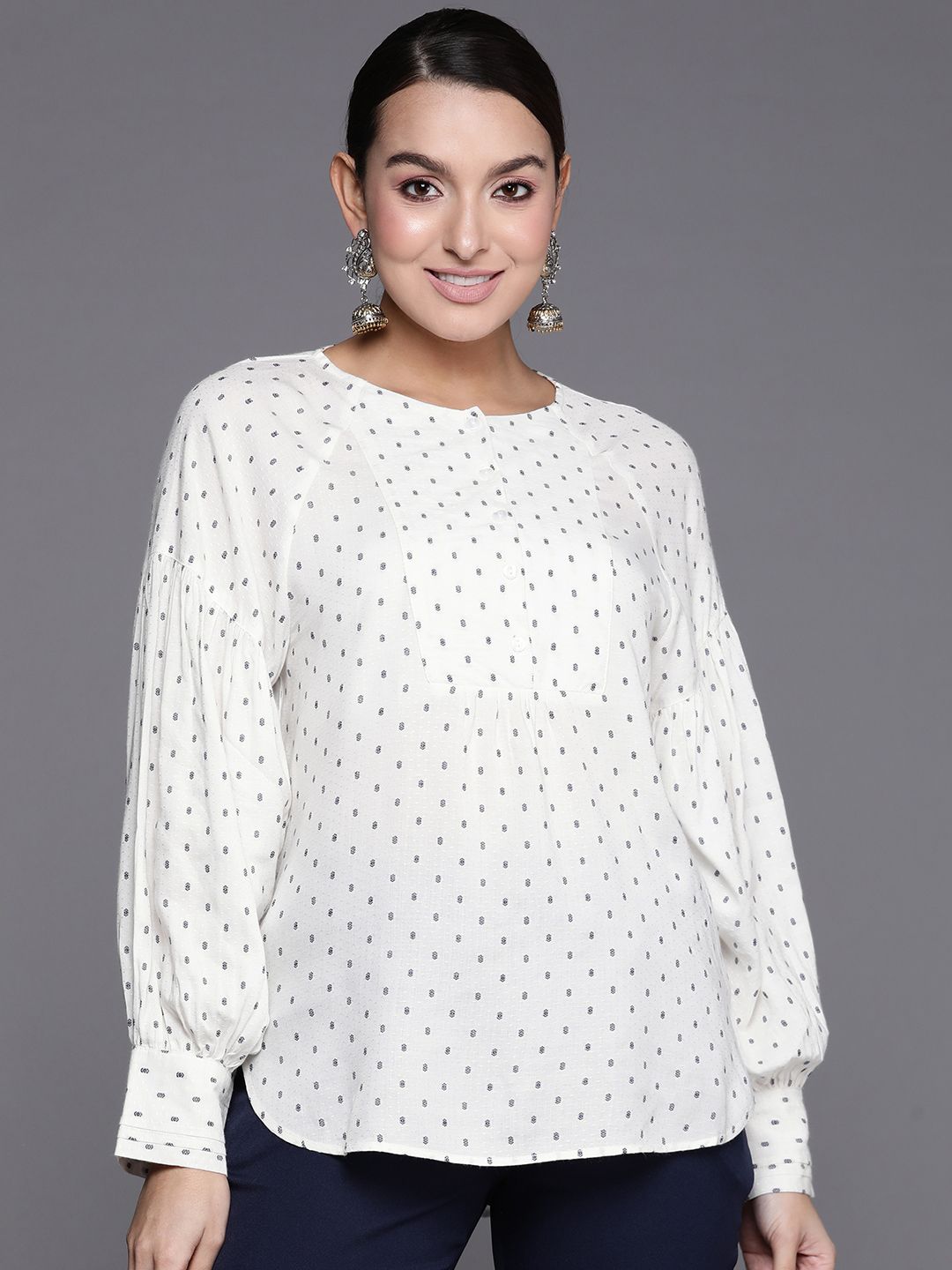 Indo Era Self Design Tunic