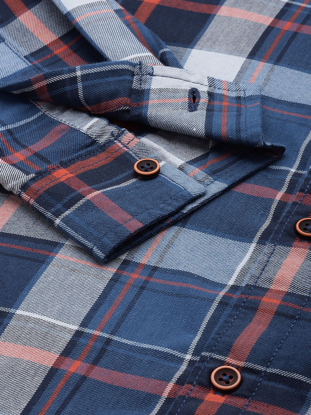 The Indian Garage Co Men Checked Casual Shirt