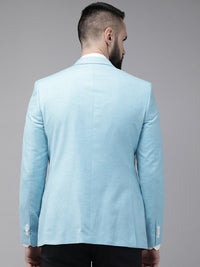 Park Avenue Super Slim Fit Self Design Single-Breasted Formal Blazers