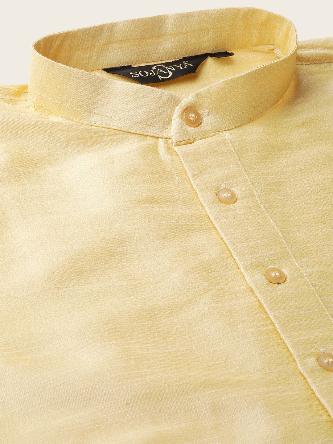 SOJANYA Mandarin Collar Regular Kurta With Churidar & Nehru Jacket