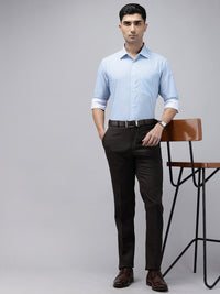 Park Avenue Slim Fit Geometric Printed Pure Cotton Formal Shirt