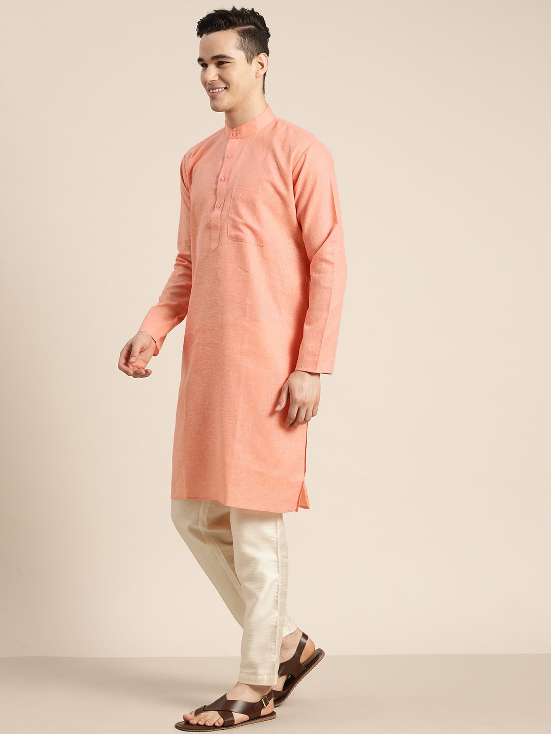 SOJANYA Cotton Linen Kurta