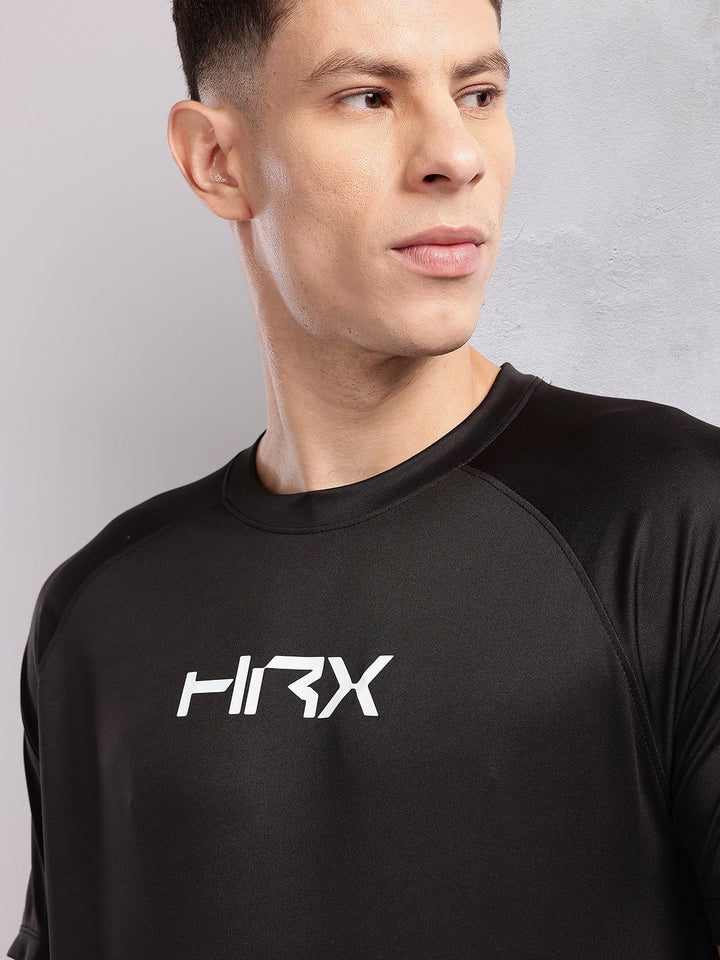 HRX by Hrithik Roshan Brand Logo Print Rapid-Dry Training T-shirt