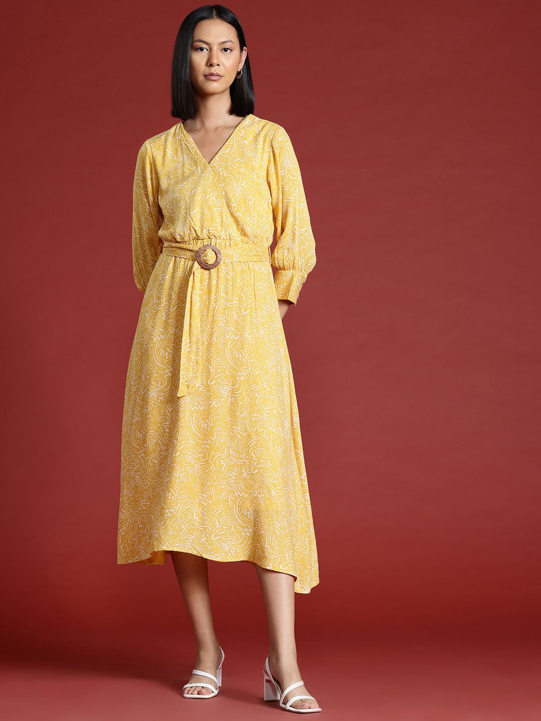 all about you Print Midi Dress