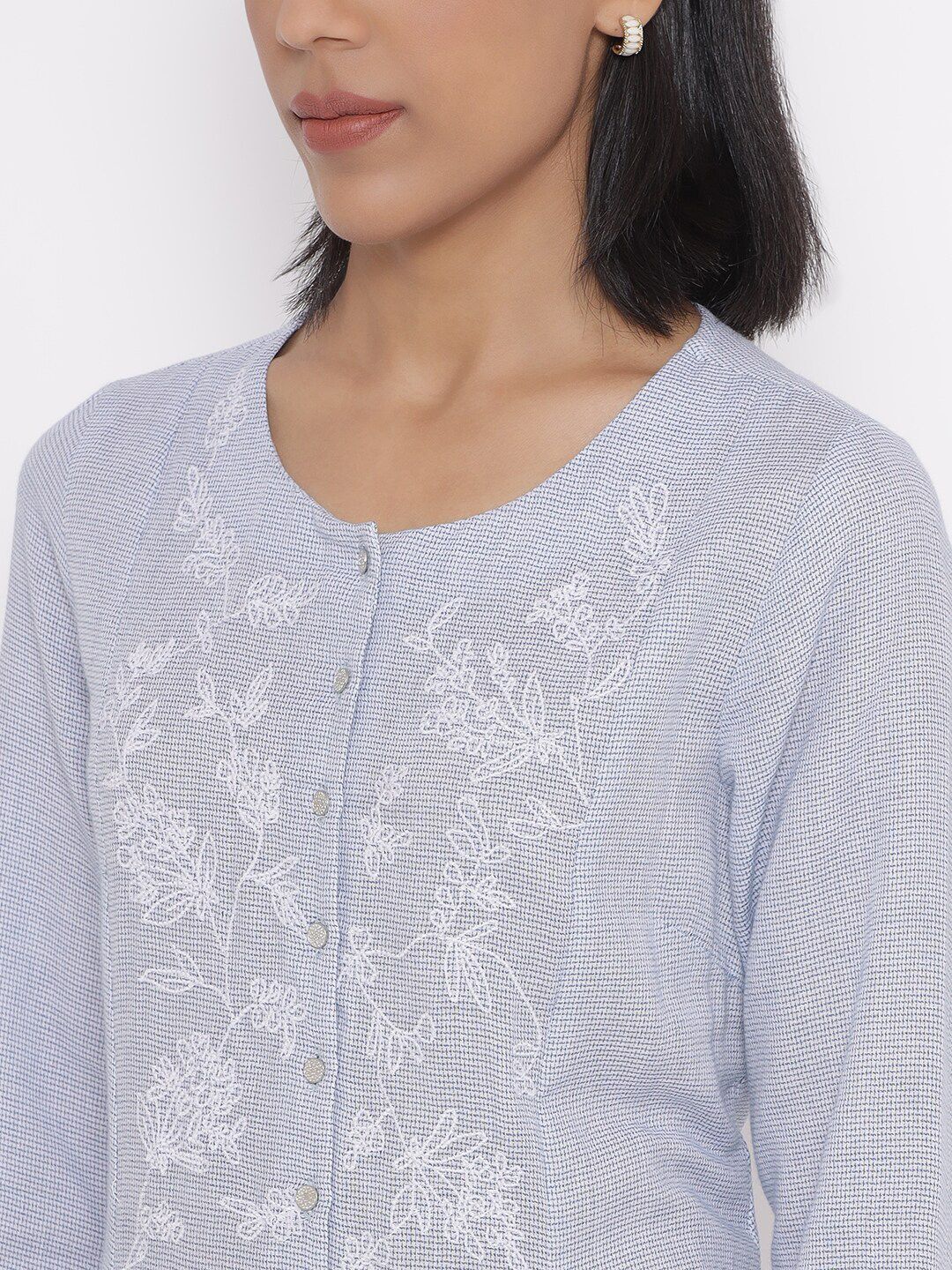 W Women Embroidered Cotton Dress