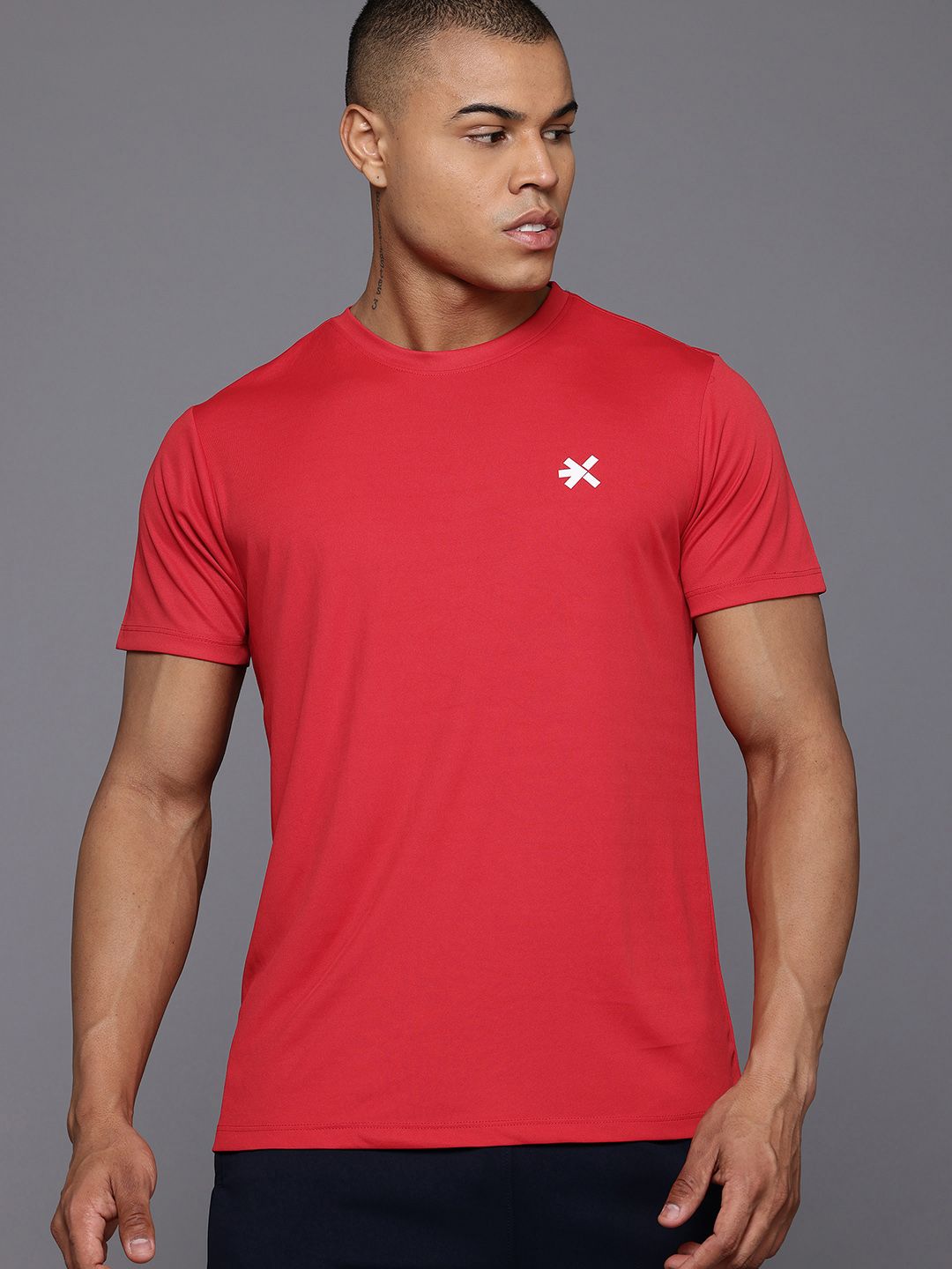 HRX by Hrithik Roshan Typography Printed Training T-shirt