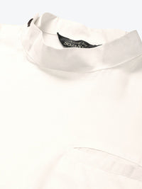 Anug oleh SOJANYA Men Off White Asymmetric Hemline Kurta