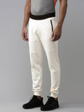 Spykar Men Pepejal Slim Fit Mid-Rise Joggers biasa