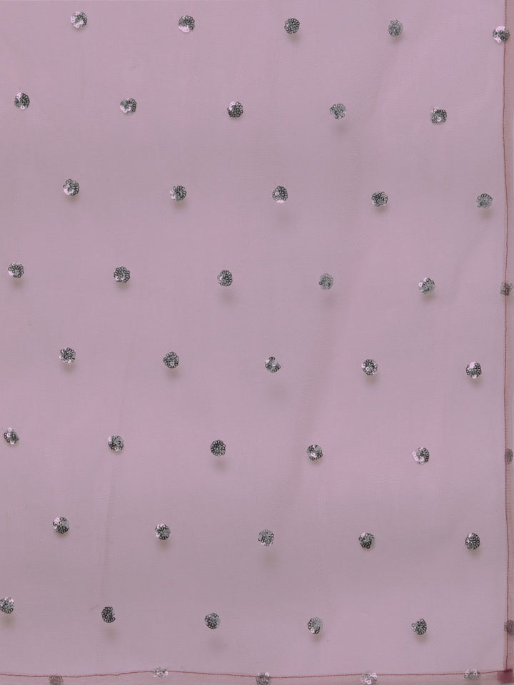 Varanga Floral Zari Embroidered Chanderi Silk Kurta With Trouser & Sequined Dupatta.