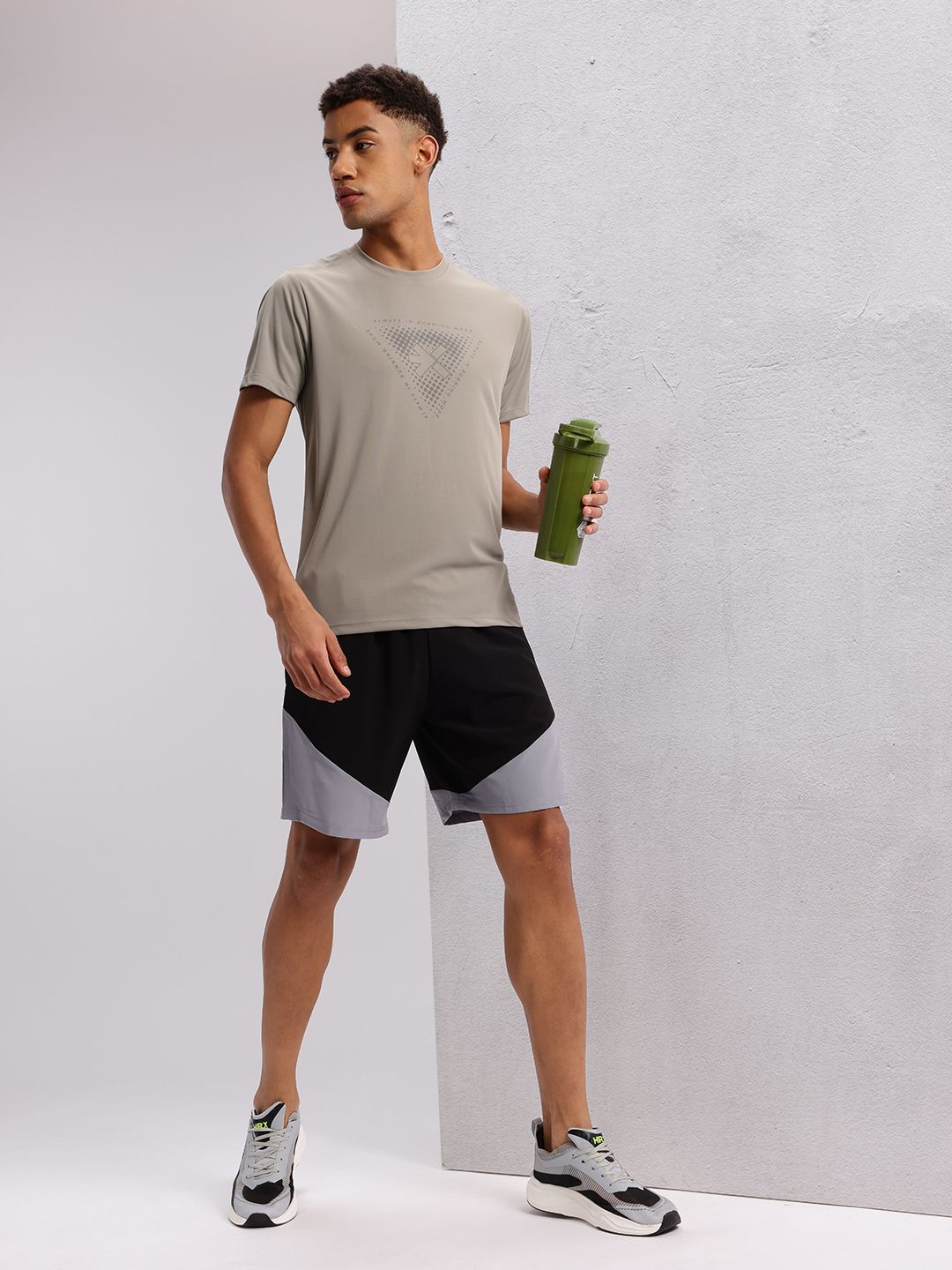 HRX by Hrithik Roshan Men Colourblocked Running Shorts