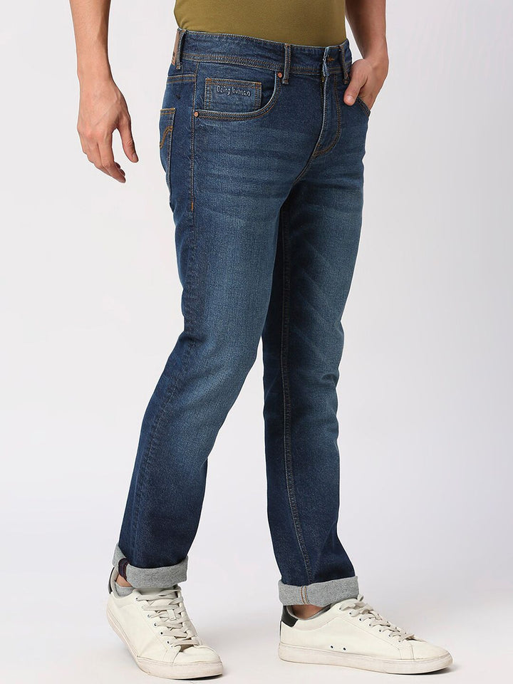 Being Human Men Slim Fit Heavy Fade Jeans