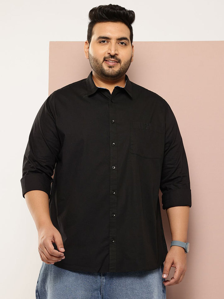 Thomas Scott Plus Size Regular Fit Button Down Collar Shirt