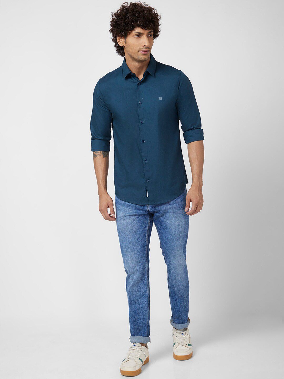 SPYKAR Regular Fit Classic Casual Shirt