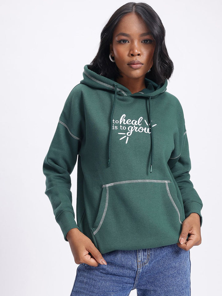 DressBerry Elevated Comfort Printed Relaxed Fit Sweatshirt