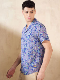 DENNISON Floral Printed Oversized Casual Shirt