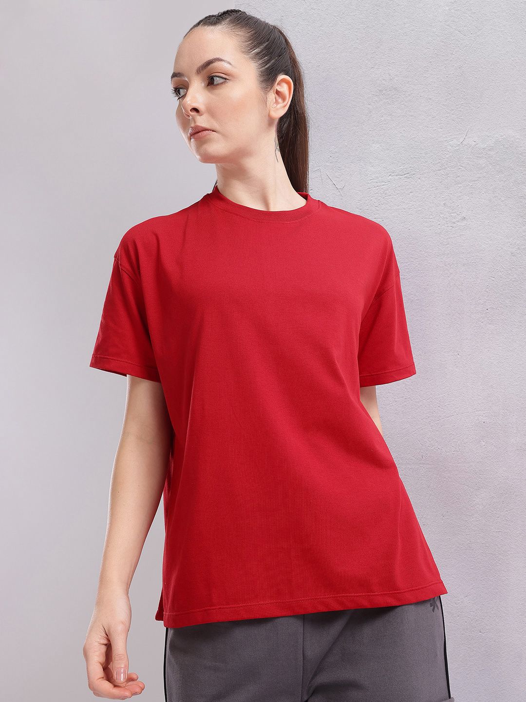 HRX by Hrithik Roshan Women Printed Relaxed Fit T-shirt