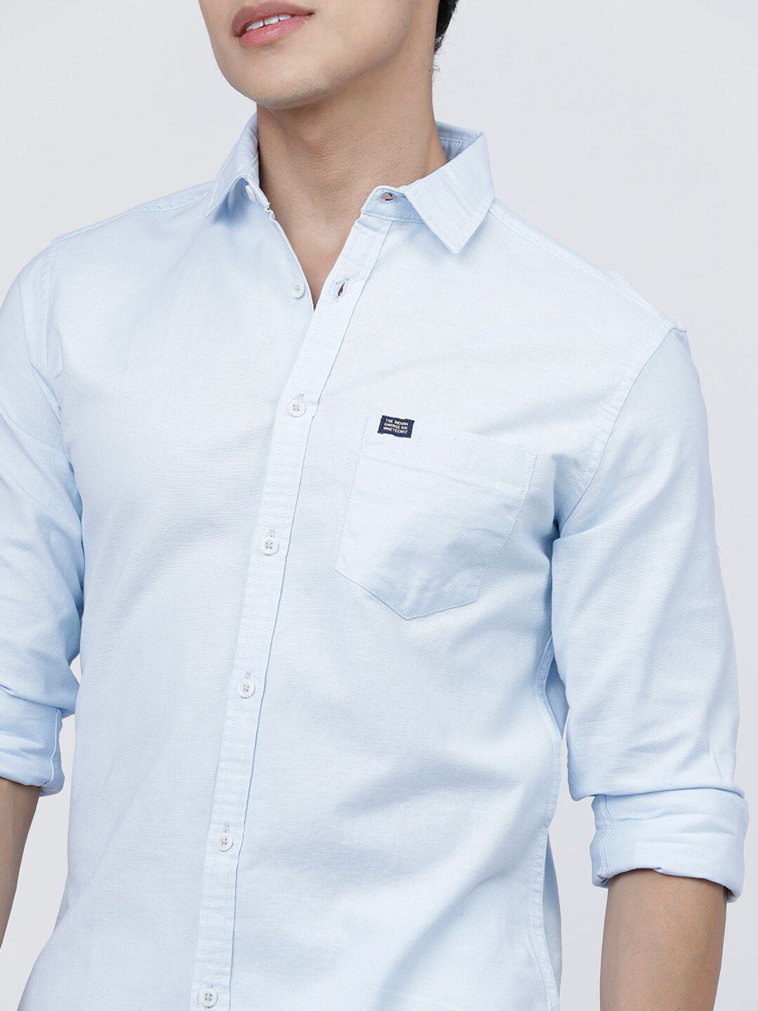 The Indian Garage Co Men Blue Casual Shirt